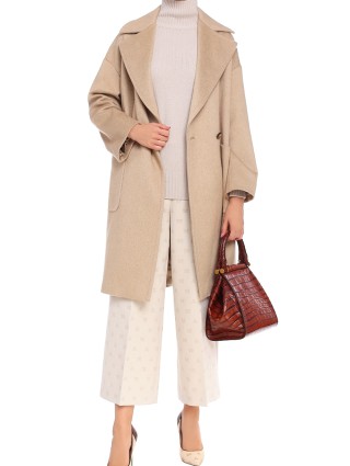 Бежеві брюки MAX MARA : фото 3 - Invogue